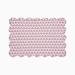 Discount Trudie Abigail Pink Scalloped Quilted Placemat