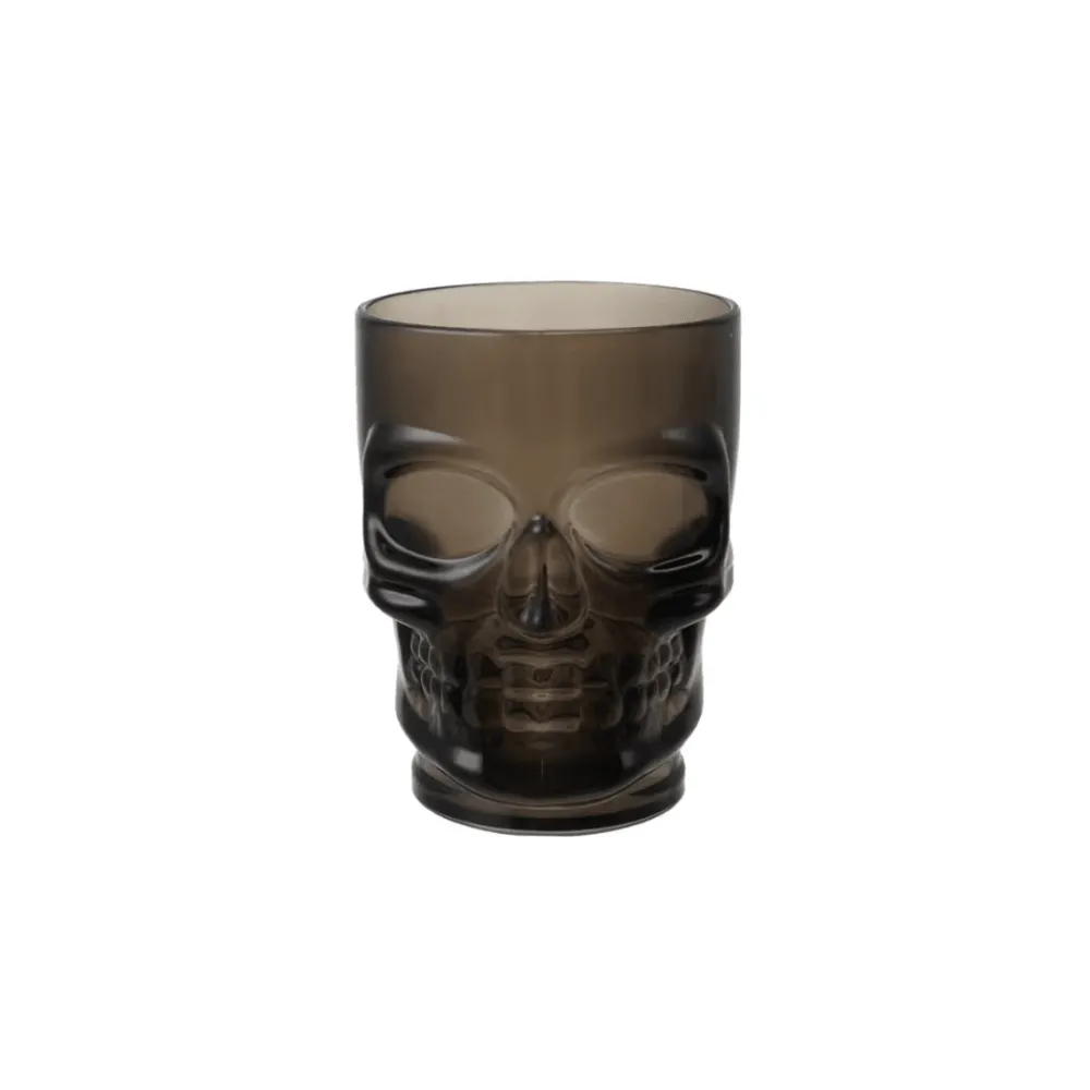 Creative Co-op Acrylic Skull Cup