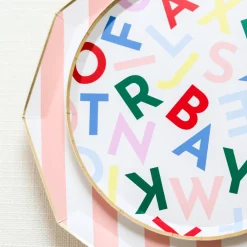 Outlet Bonjour Fete Alphabet Soup Small Plates
