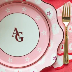 Discount Bonjour Fete American Girl® X Pink Icons Large Plates