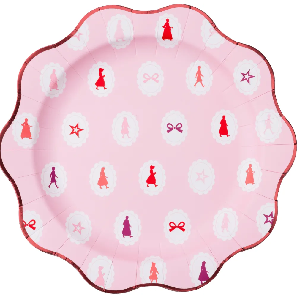 Discount Bonjour Fete American Girl® X Pink Icons Large Plates