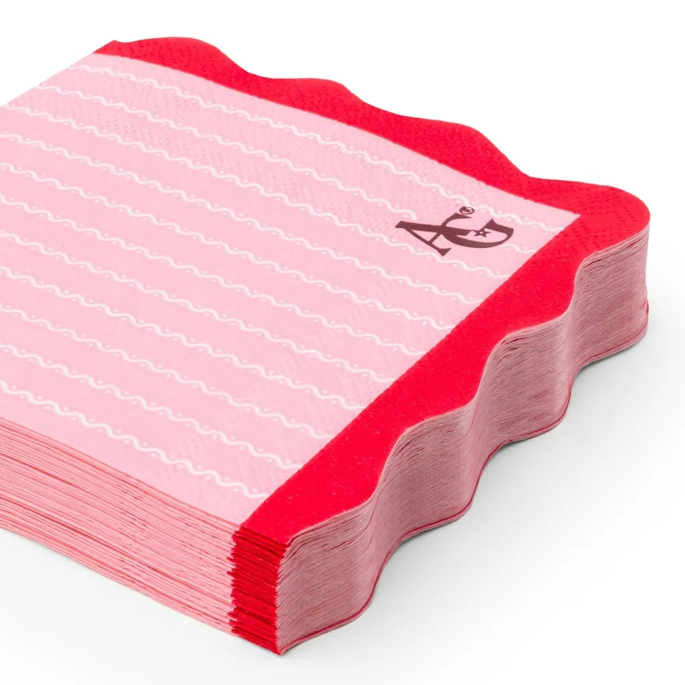 Outlet Bonjour Fete American Girl® X Pink Logo Small Napkins