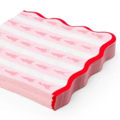 Best Bonjour Fete American Girl® X Pink Stripe Large Napkins