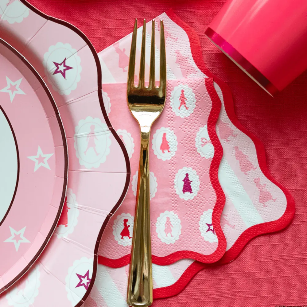 Best Bonjour Fete American Girl® X Pink Stripe Large Napkins