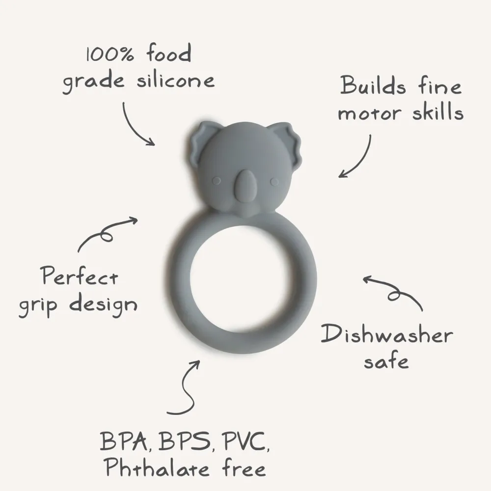 Mushie Animal Ring Teethers