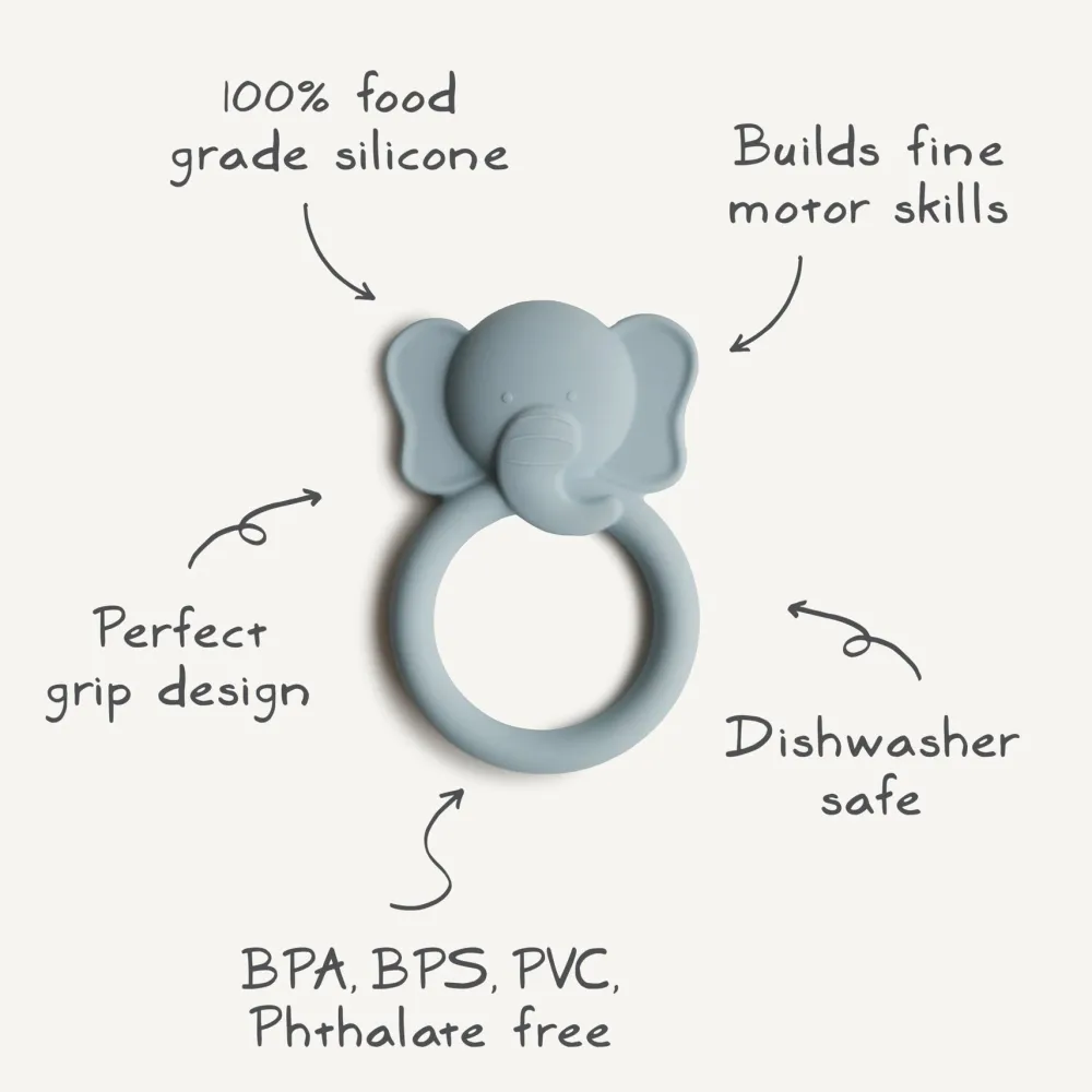 Mushie Animal Ring Teethers