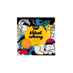OMY U.S. Animal Velvet Coloring Set