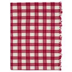 Online Heather Taylor Home Annabelle Plaid Red Tablecloth