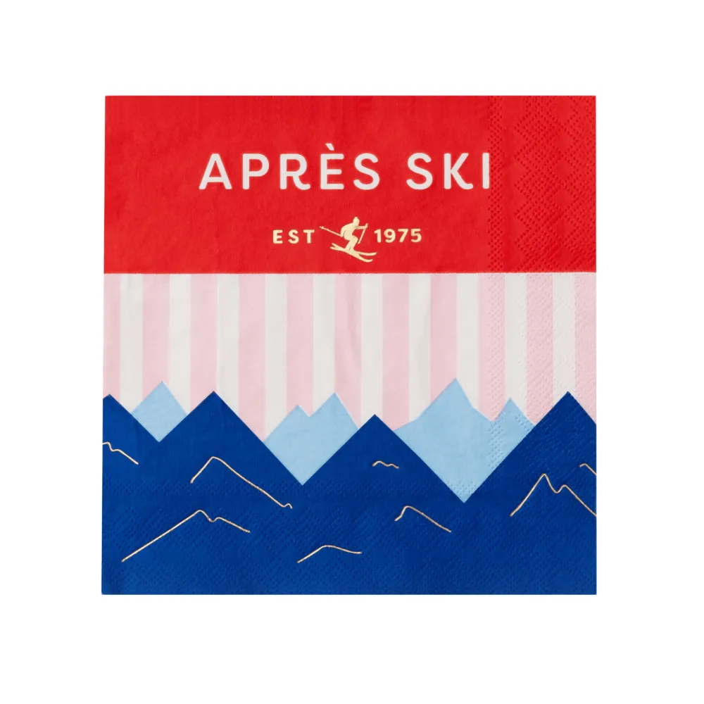 Best Bonjour Fete Apres Ski Large Napkins