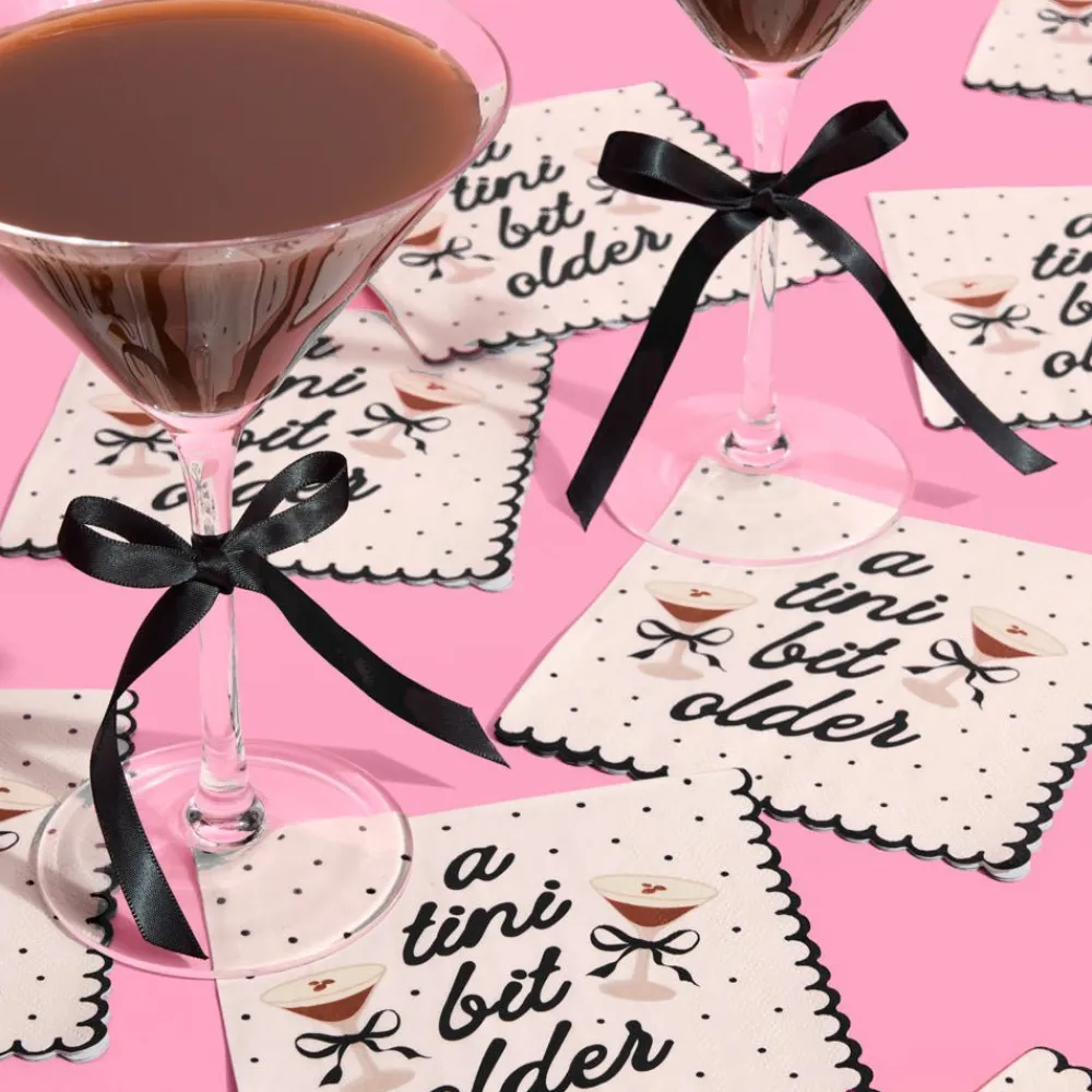 Best xo, Fetti A Tini Bit Older Cocktail Napkins