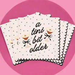 Best xo, Fetti A Tini Bit Older Cocktail Napkins