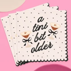 Best xo, Fetti A Tini Bit Older Cocktail Napkins