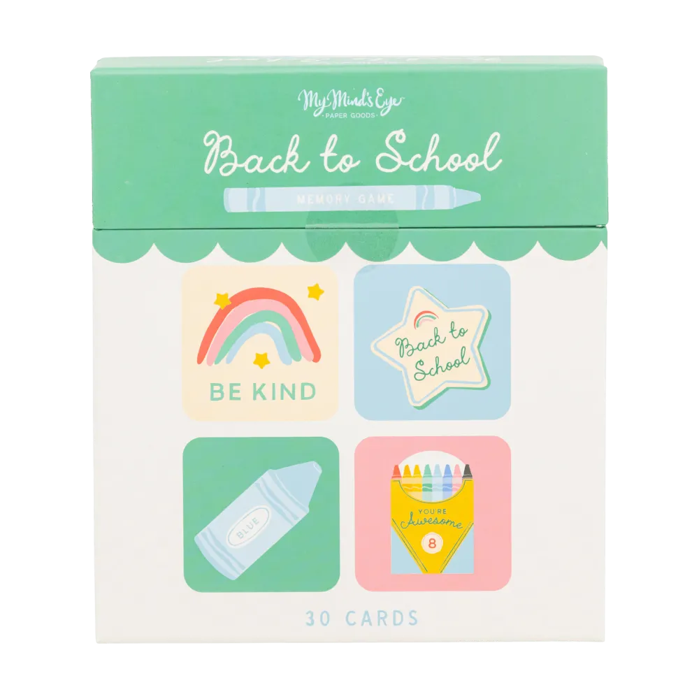 Hot My Mind’s Eye Back to School Matching Game