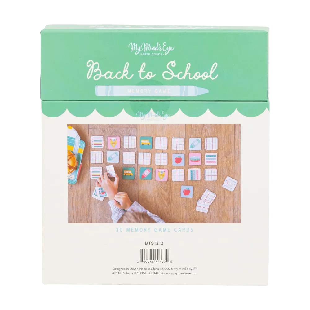 Hot My Mind’s Eye Back to School Matching Game