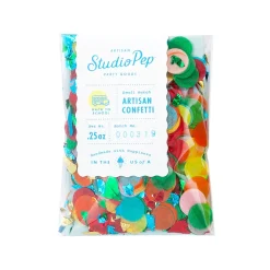 Hot Studio Pep Back to School Primary Color Rainbow Confetti