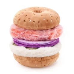 Online The Foggy Dog Bagel and Lox Interactive Snuffle Dog Toy