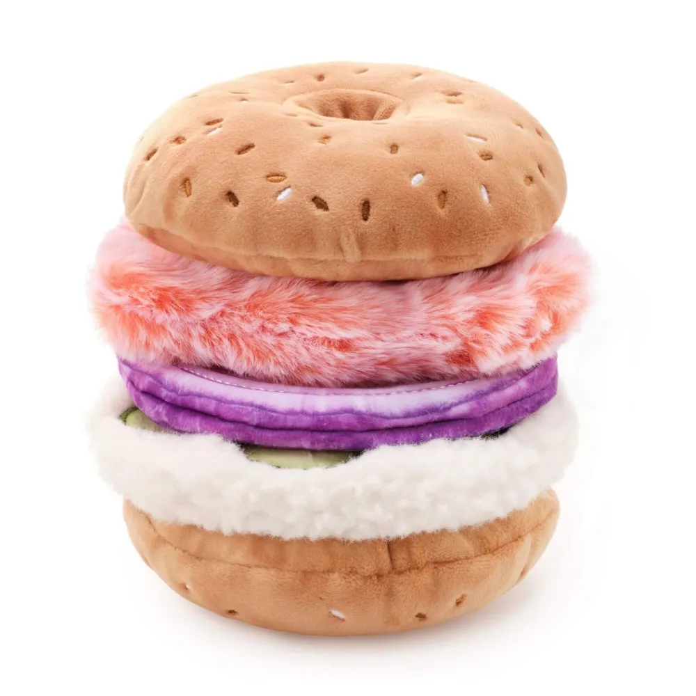 Online The Foggy Dog Bagel and Lox Interactive Snuffle Dog Toy