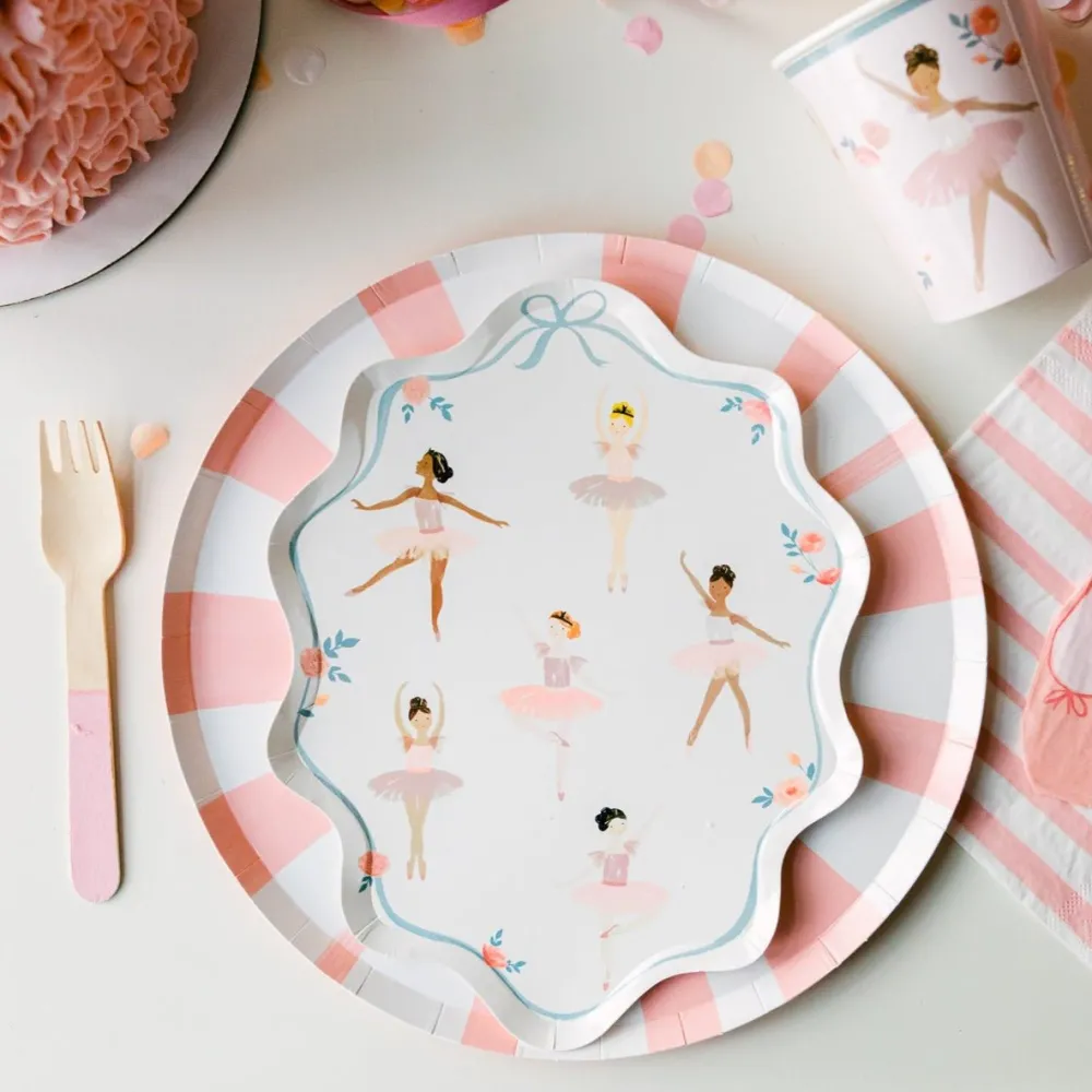 Online Meri Meri Ballerina Themed Party Plates