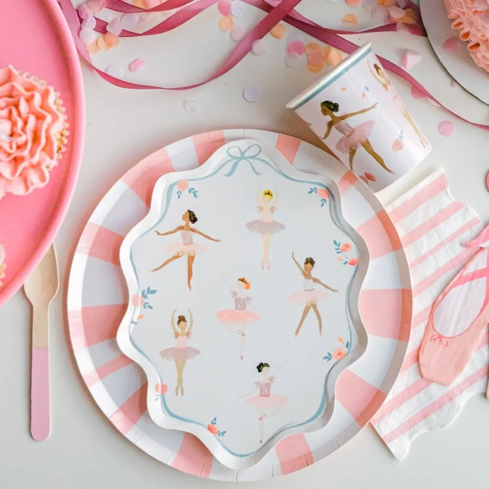 Online Meri Meri Ballerina Themed Party Plates