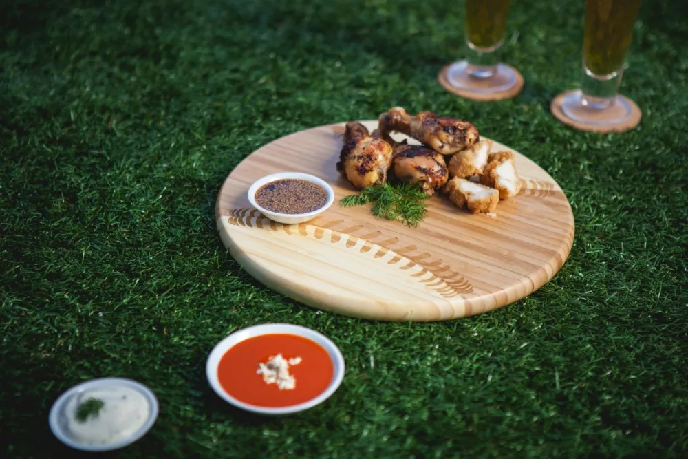 Sale Picnic Time Family of Brands Baseball Cutting Board & Serving Tray
