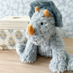 Sale MON AMI Bashful Blue Dinosaur Stuffed Animal by