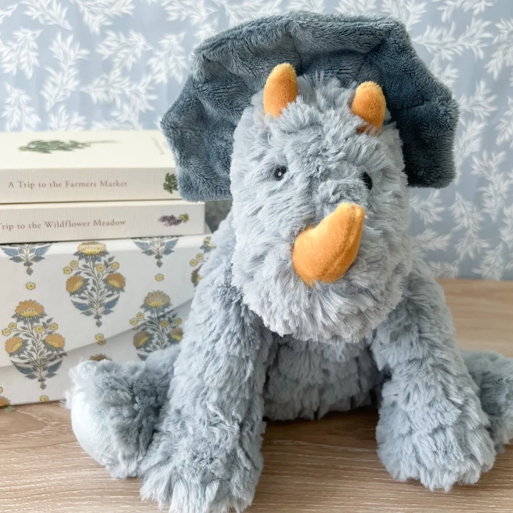 Sale MON AMI Bashful Blue Dinosaur Stuffed Animal by