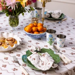 New Trudie Beatrice Chocolate Ruffled Napkins - Set of 4
