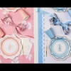 Outlet Bonjour Fete Belle Blue Lacy Floral Table Runner