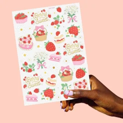 Online xo, Fetti Berry Sweet Temporary Tattoos