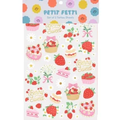 Online xo, Fetti Berry Sweet Temporary Tattoos
