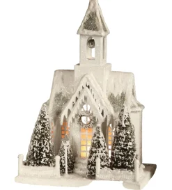 New Bethany Lowe Designs, Inc. Bethany Lowe Large Ivory Church