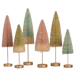 Sale Bethany Lowe Designs, Inc. Bethany Lowe Pastel Forest Bottle Brush Tree Set