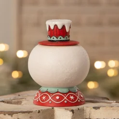 Sale Bethany Lowe Designs, Inc. Bethany Lowe Peppermint Snow Beau Container