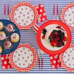 Hot Bonjour Fete Betty Crocker™ X Red Polka Dot Large Napkins