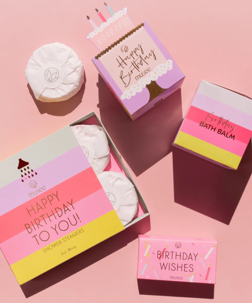 New Musee Birthday Cake Bath Bomb