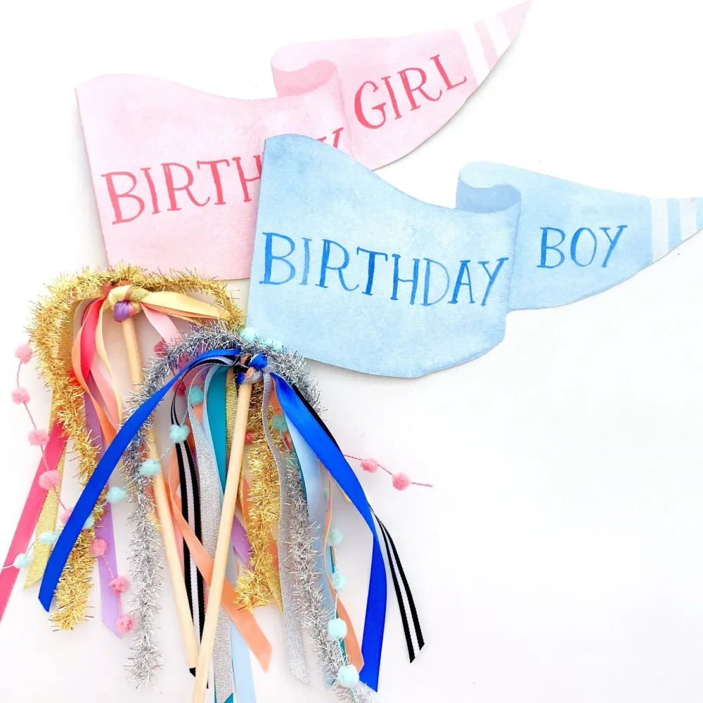 Best Cami Monet Birthday Girl Party Pennant