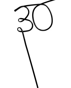 Online xo, Fetti 30 Birthday Reusable Straw
