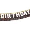 Online Packed Party Birthday Vibes Tinsel & Glitter Sash