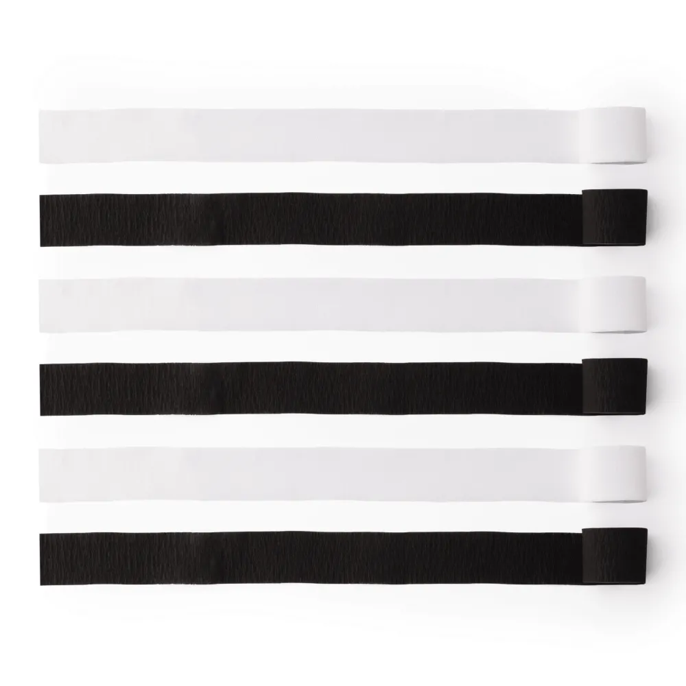 Clearance Bonjour Fete Black and White Streamers