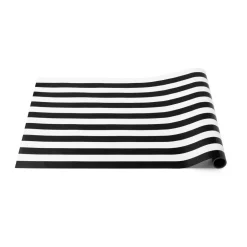 Bonjour Fete Black and White Table Runner