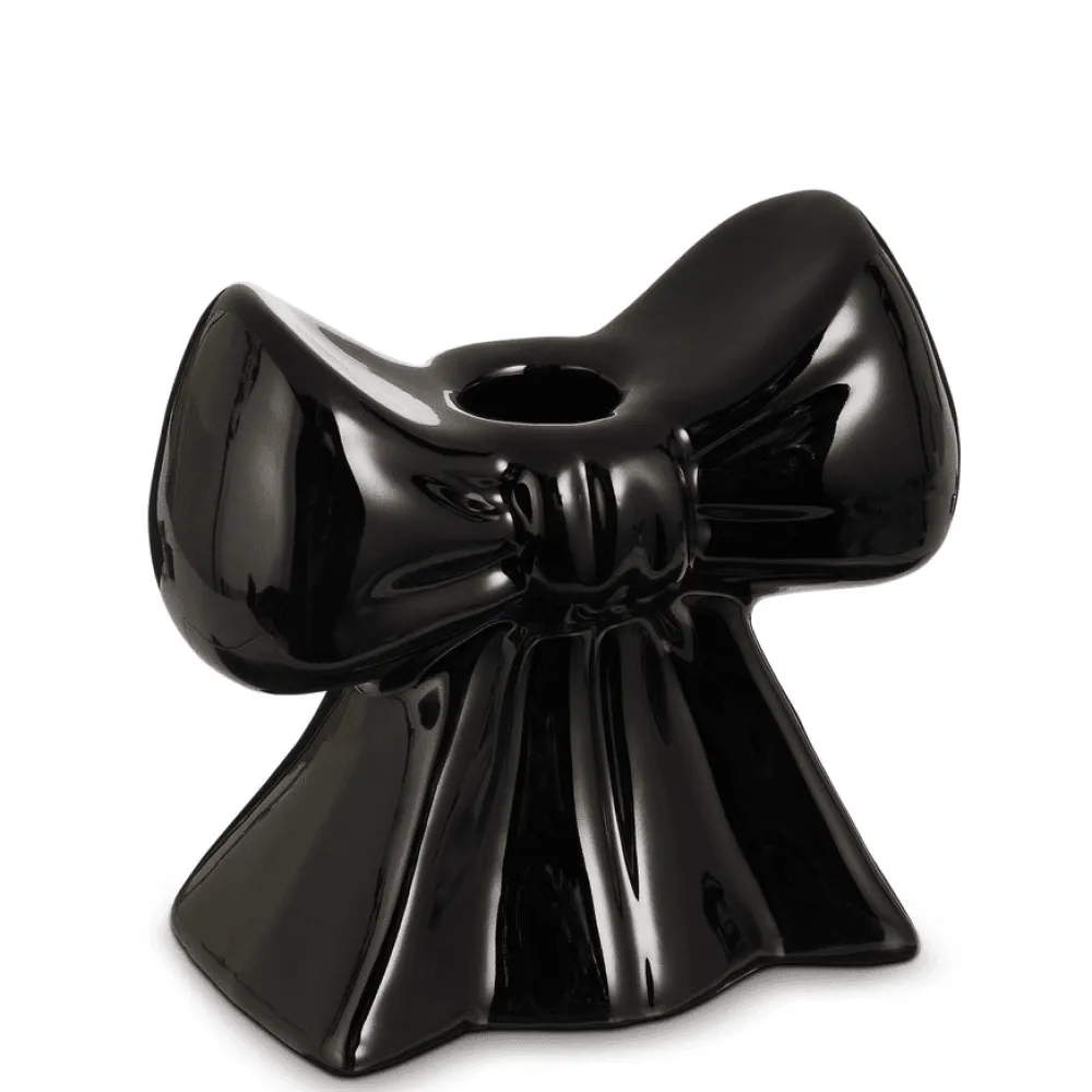 Best Raz Black Bow Candle Holder