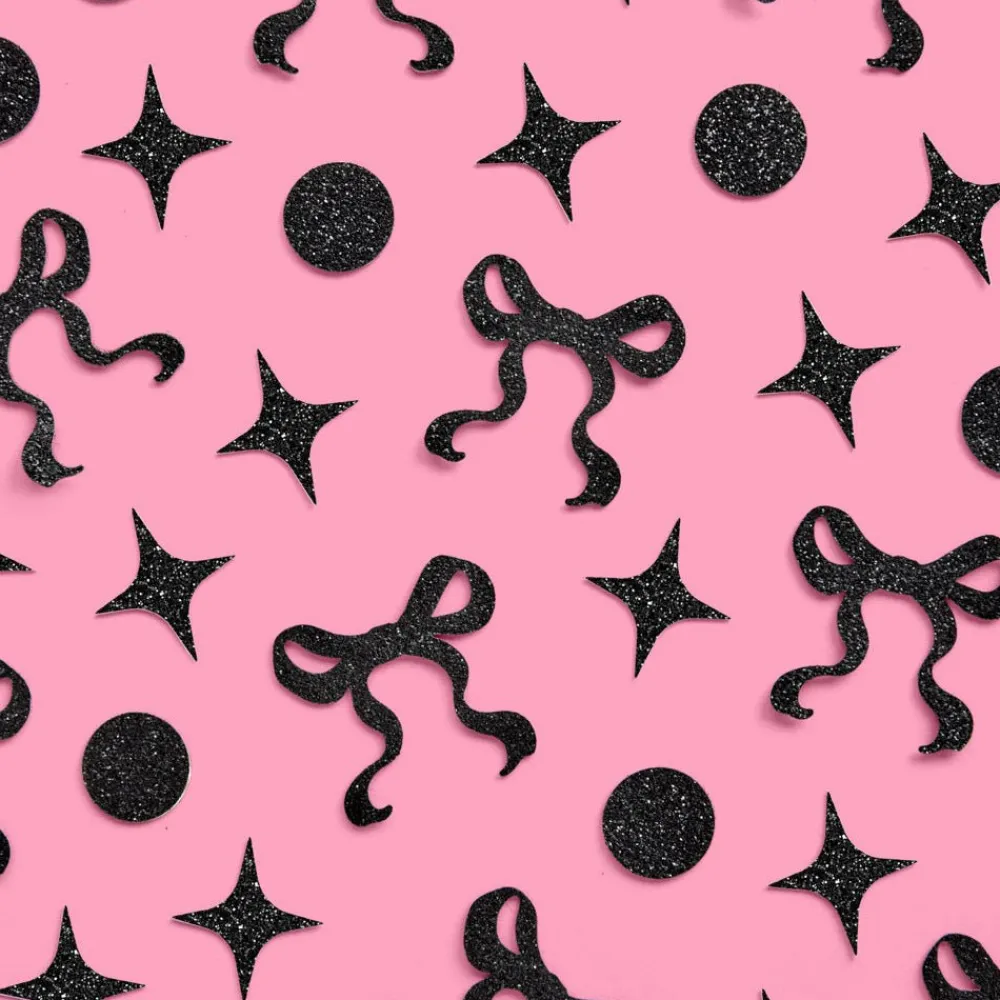 Clearance xo, Fetti Black Bow Confetti