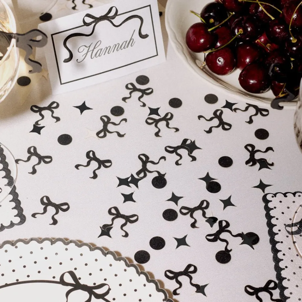 Clearance xo, Fetti Black Bow Confetti