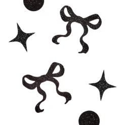 Clearance xo, Fetti Black Bow Confetti