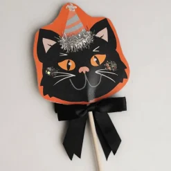 Online Party & Parlour Black Cat Halloween Party Wand