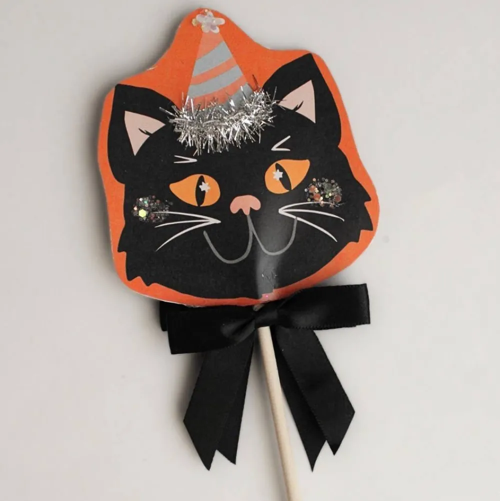 Online Party & Parlour Black Cat Halloween Party Wand
