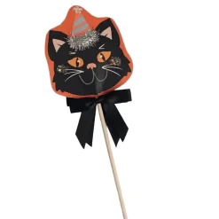 Online Party & Parlour Black Cat Halloween Party Wand