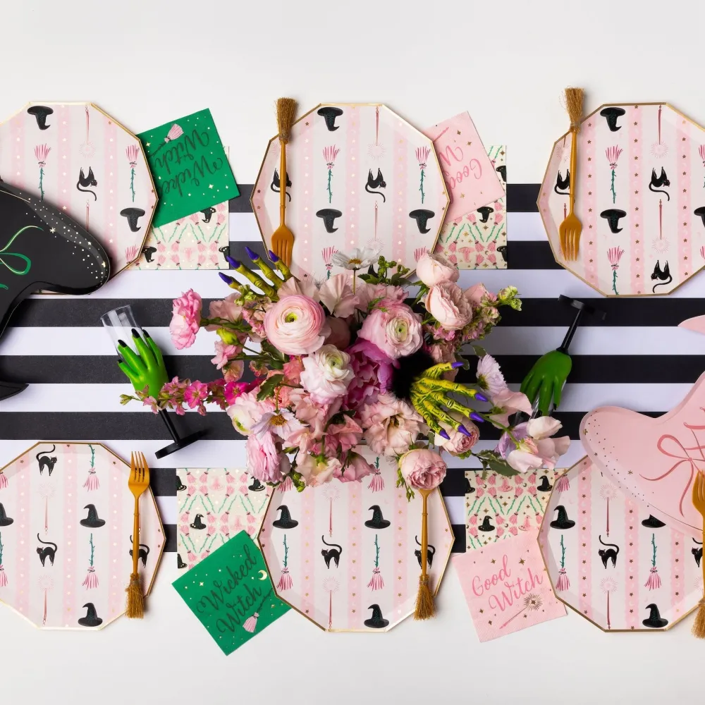 Best Bonjour Fete Black Noir Signature Cabana Stripe Table Runner