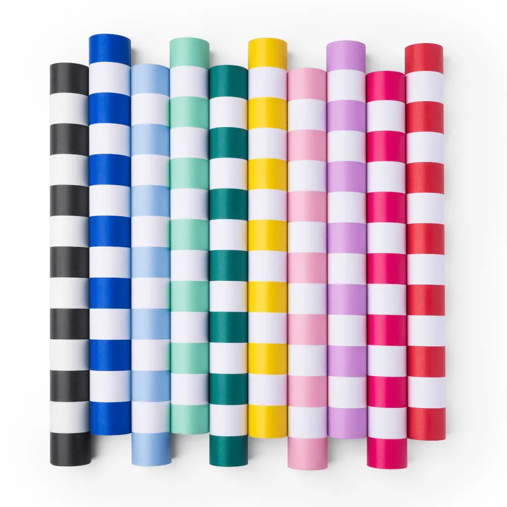 Best Bonjour Fete Black Noir Signature Cabana Stripe Table Runner