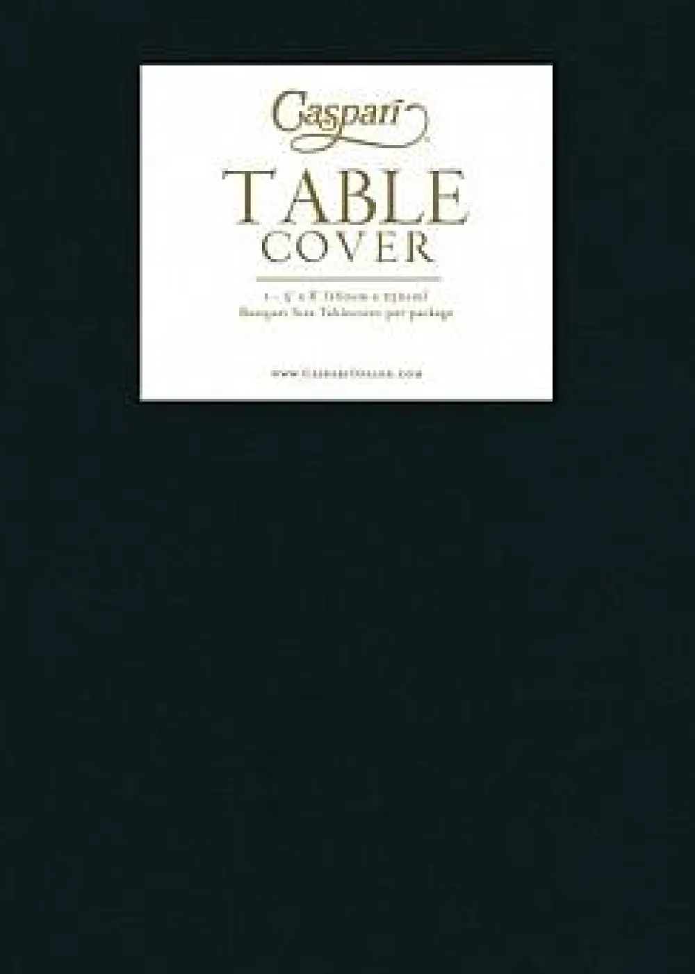 Discount Caspari Black Paper Linen Like Table Cover